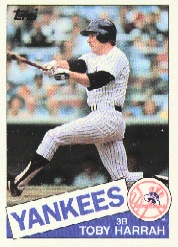 1985 Topps Baseball Cards      094      Toby Harrah